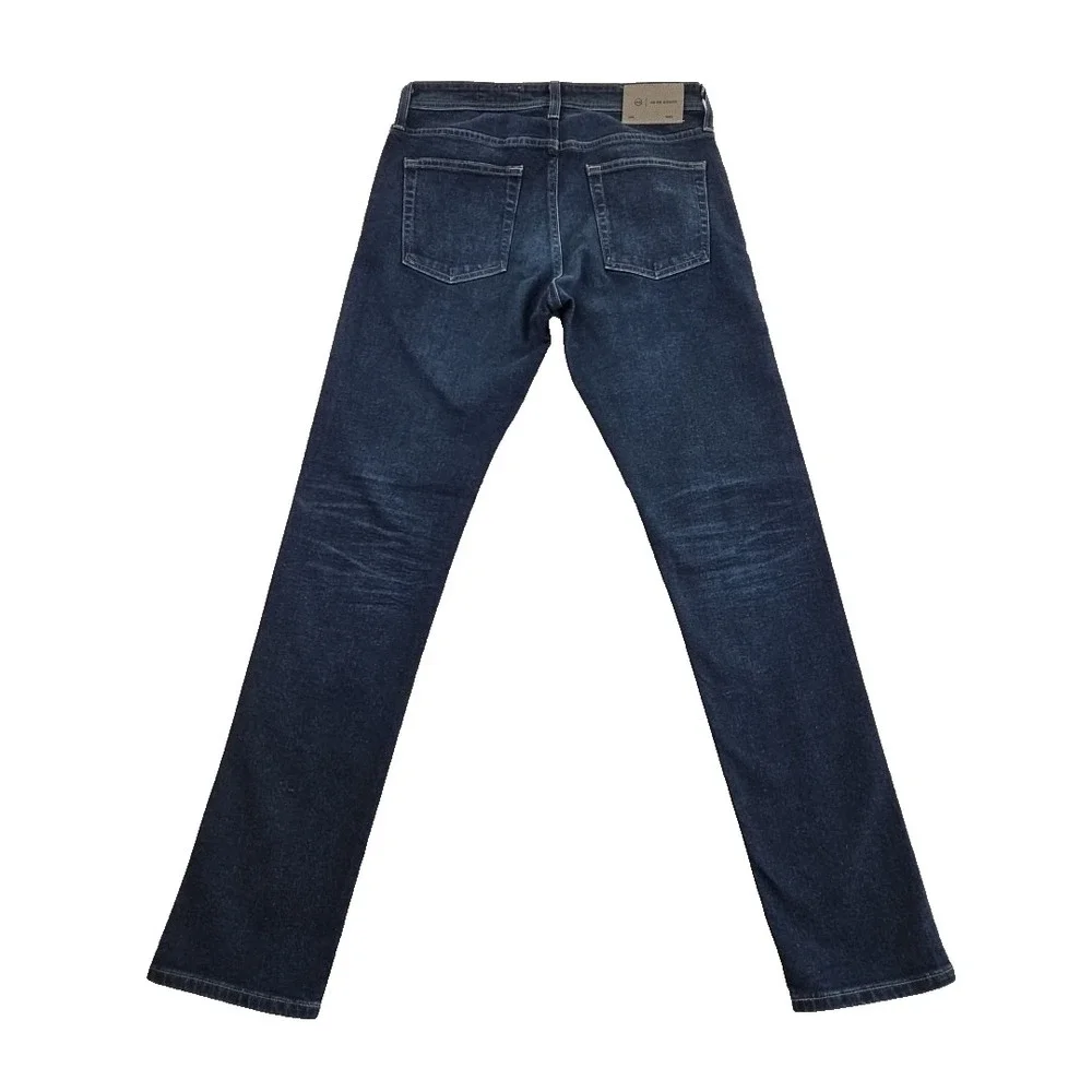 AG Adriano Goldschmied Tellis Jeans Men 32x33 Blue NWT Slim Japanese Fabric